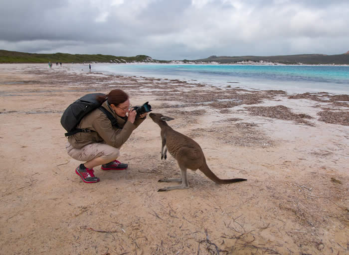 Lucky Bay in Cape Le Grande NP Esperance. Ohoto courtesy of Narelle Jensen